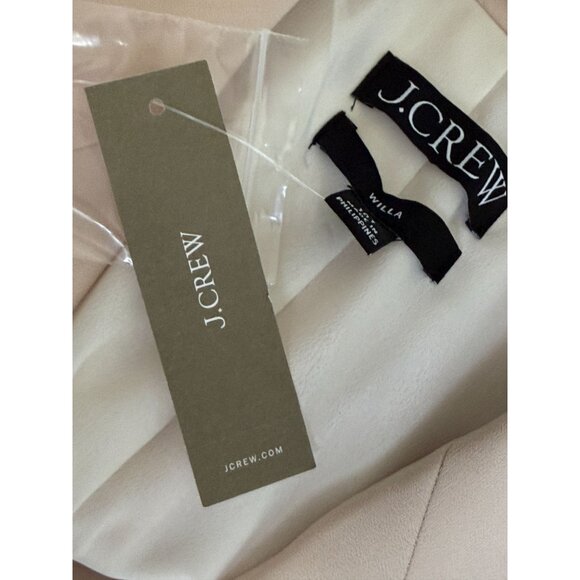 J.Crew Willa Blazer 10T Light Pink Classic Fit Gold Buttons Womens Polyester - Picture 5 of 9